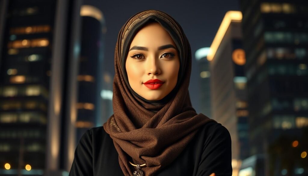 gaya hijab modern